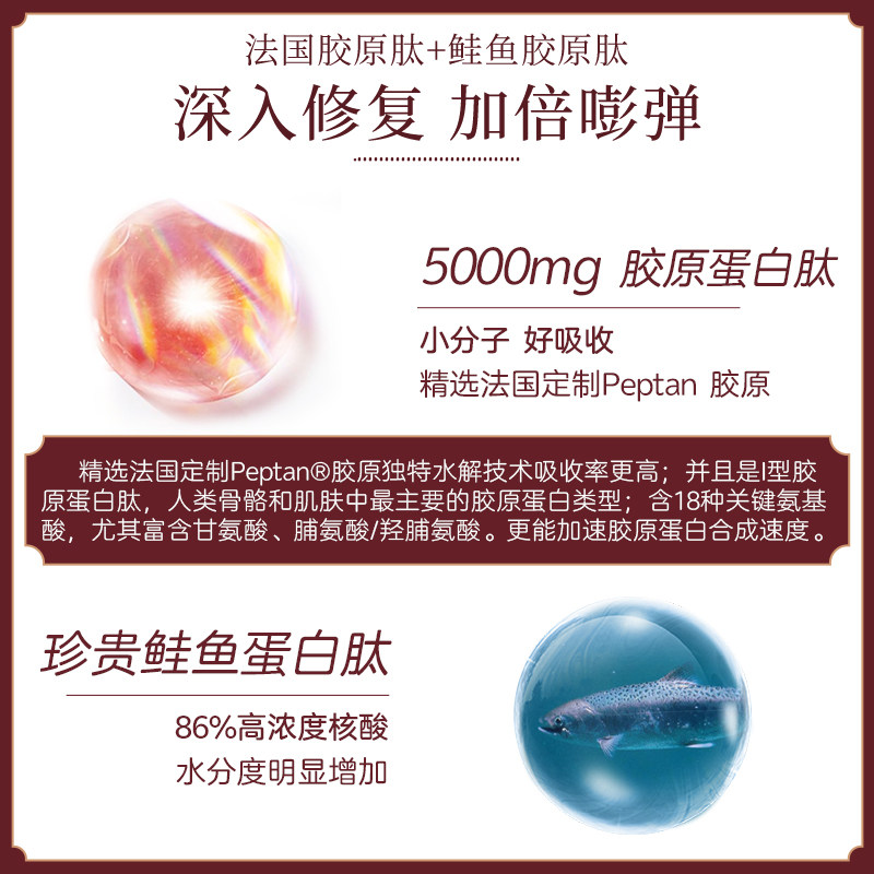 999桃白白胶原蛋白小分子口服液 桃白白胶原蛋白