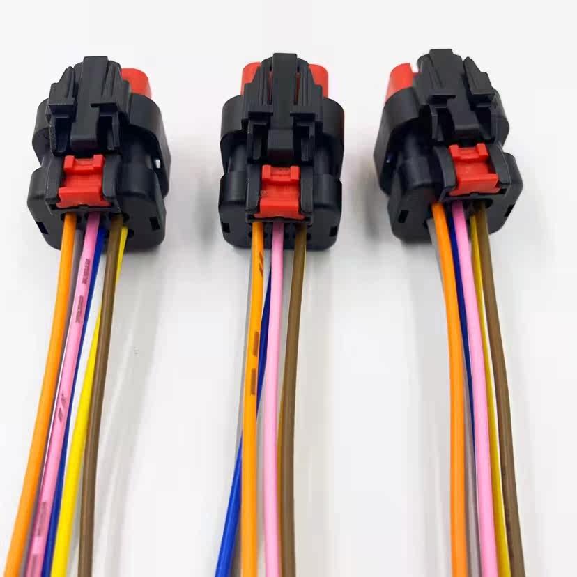 适配汽车连接器潍柴国六EGR阀插头6线接插件线束插座配件 - 图1