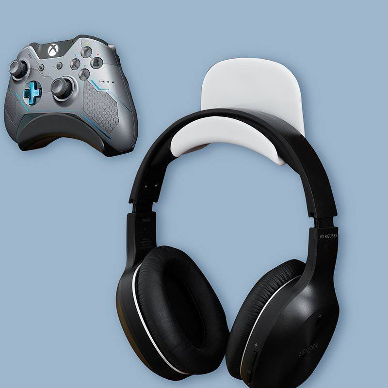 耳机支架壁挂免打孔桌下托架头戴式支架架托挂钩电竞悬挂耳机架,淘宝优惠券,粉丝福利购,淘宝优惠卷