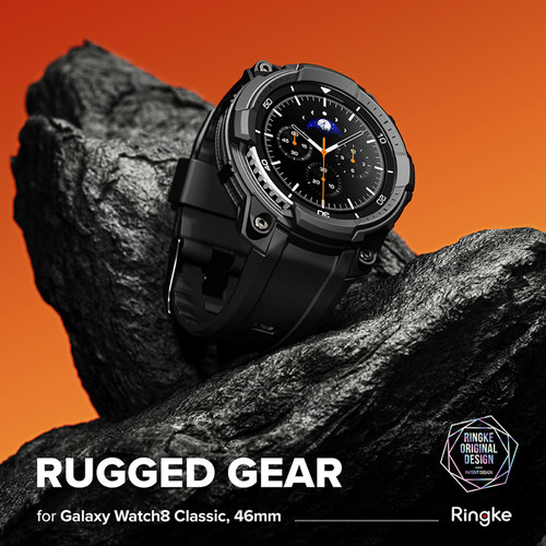 韩国Ringke防摔表壳表带适用于三星Galaxy Watch8 Classic休闲运动轻薄舒适一体智能手表表壳表带Watch9 - 图0