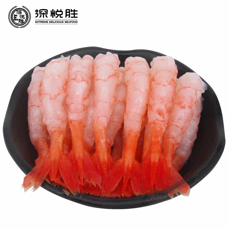 挪威冰鲜三文鱼拼盘刺身套餐甜虾 深悦胜食品三文鱼