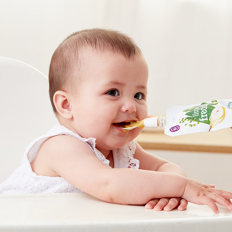 天猫国际母婴直营小皮欧洲原装进口6种口味缤纷水果泥100g*6袋 婴儿辅食宝宝果泥1