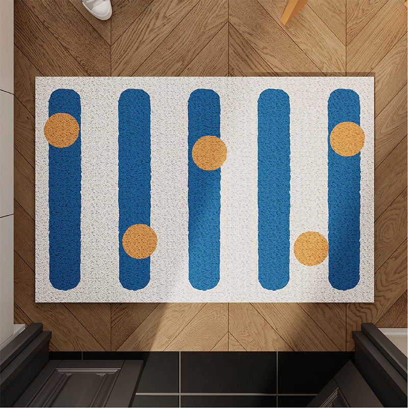 复古多巴胺几何简约地垫入户门垫玄关进门口丝圈防滑脚垫地毯定制,淘宝优惠券,粉丝福利购,淘宝优惠卷