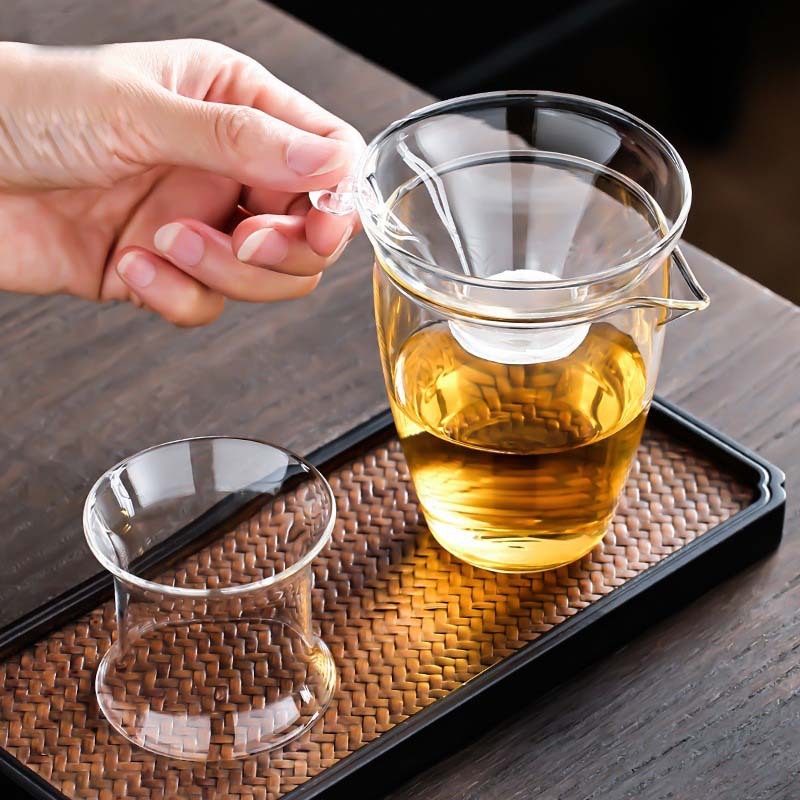 玻璃茶漏细纱网茶滤泡茶叶过滤器茶水分离器泡茶器过滤网茶具配件 - 图2