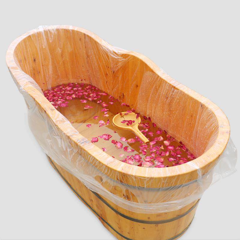 加厚一次性泡澡袋沐浴袋浴缸套浴缸膜婴儿游泳池袋木桶袋120*230.