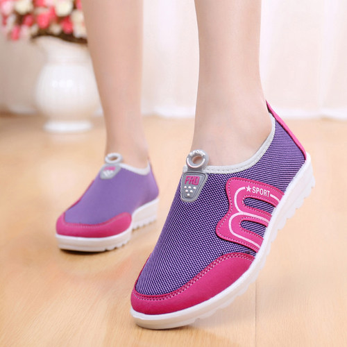 老北京布鞋女鞋2026春季新款大码平底休闲运动鞋软底防滑妈妈鞋 - 图3