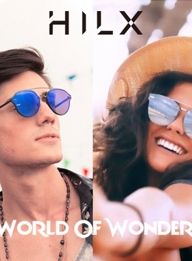 hilx墨镜男女圆脸防紫外线太阳镜