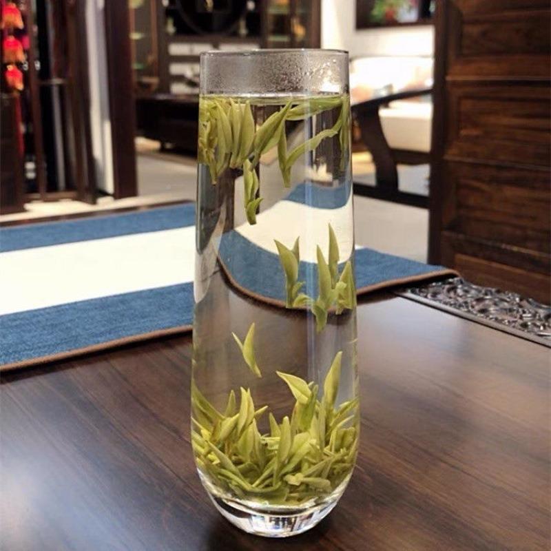 新款绿茶杯细高玻璃日杯猴魁杯茶楼专用耐热用式透家51908明水子 - 图1