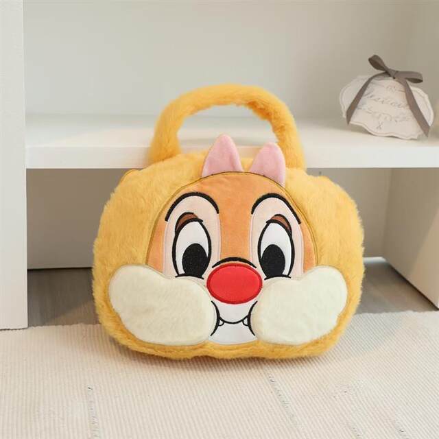 Cartoon cute chipmunk portable bag blanket Chichtiti nap blanket storage pillow blanket