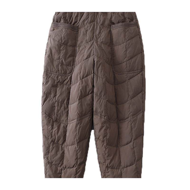 羽绒裤女式秋冬高腰外穿羊毛衬里加厚妈妈裤2025新东北零下40度棉,淘宝优惠券,粉丝福利购,淘宝优惠卷