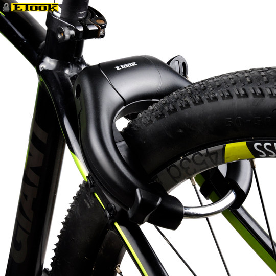 ETOOK自行车锁蟹钳弹簧马蹄锁山地公路车老式车架圆圈锁骑行装备