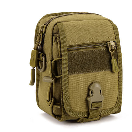 守护者手机腰包男穿皮带竖款弹弓包 守护者运动户外腰包