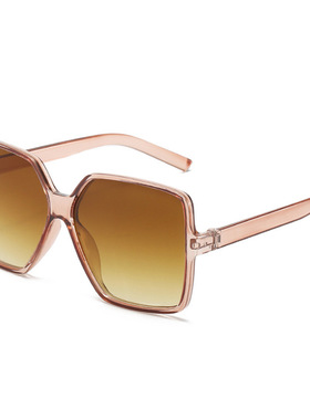 美式大框方形太阳眼镜女简约休闲百搭遮阳墨镜显瘦Y2K防紫外线