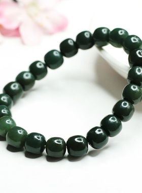 天然和田玉手串路路通塔青玉石玉器珠宝新中式民族风男女士礼物