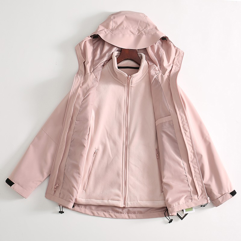 户外机能风！秋冬男女情侣摇粒绒内胆三合一连帽保暖冲锋衣夹克,淘宝优惠券,粉丝福利购,淘宝优惠卷