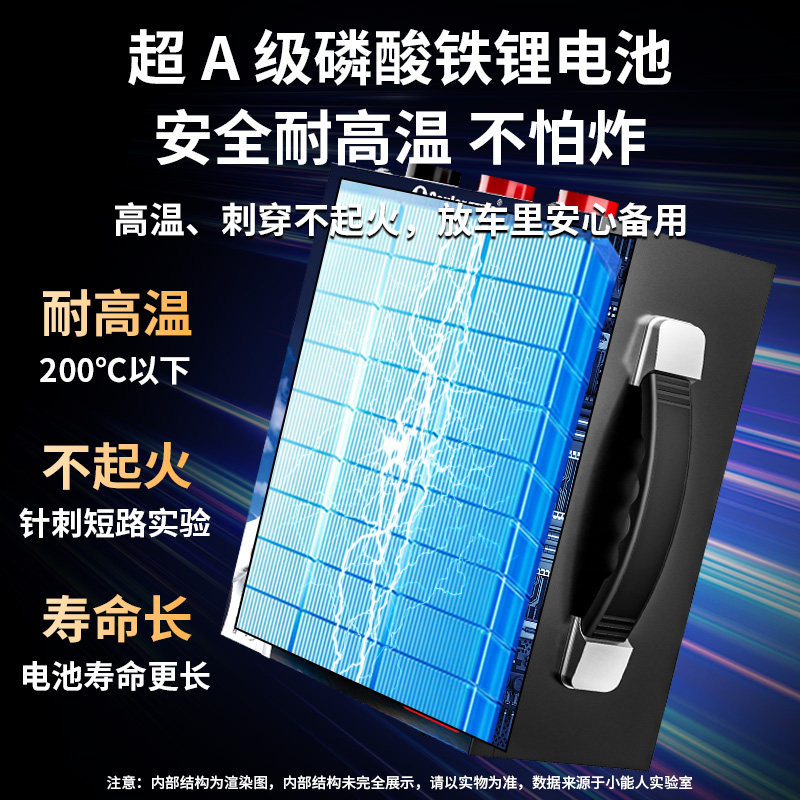 小能人汽车应急启动电源12v24v大货车搭电宝车载电瓶强起打火神器