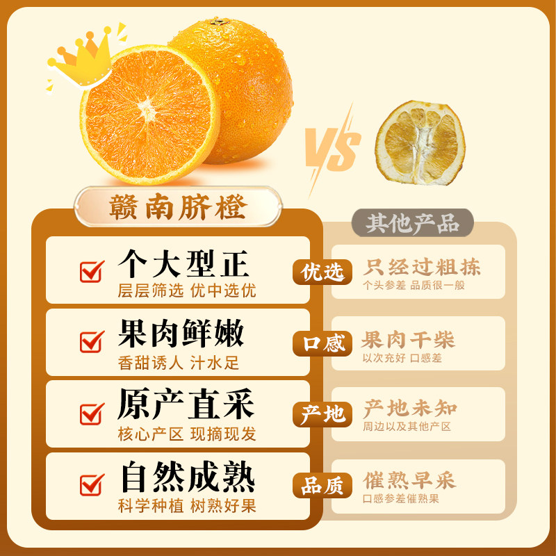 【赠长辈】江西正宗赣南脐橙子10斤新鲜水果手剥大果赣州产地直发,淘宝优惠券,粉丝福利购,淘宝优惠卷