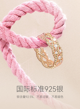 Fanci范琦女925银原创高级戒指