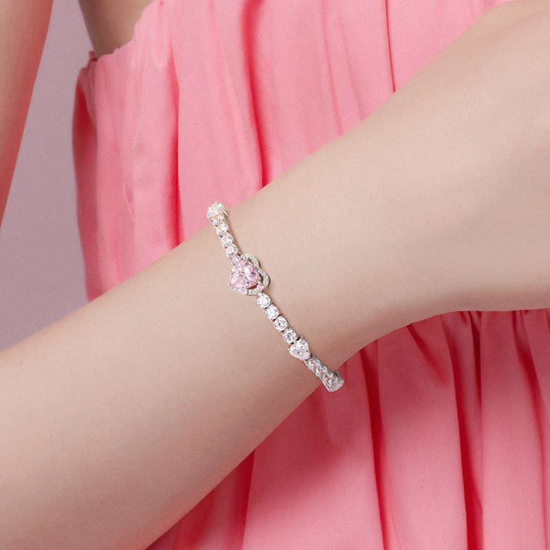 王者荣耀手链Fanci范琦×王者荣耀合作款 妲己女仆咖啡款守护之心满镶手链