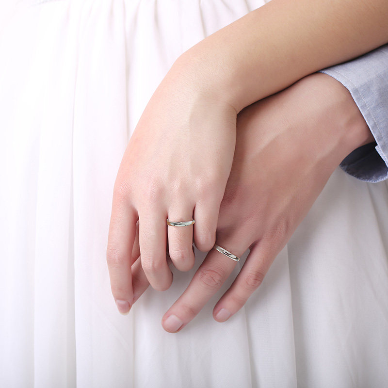 fanci范琦银饰矜持对戒情侣戒指 范琦戒指/指环