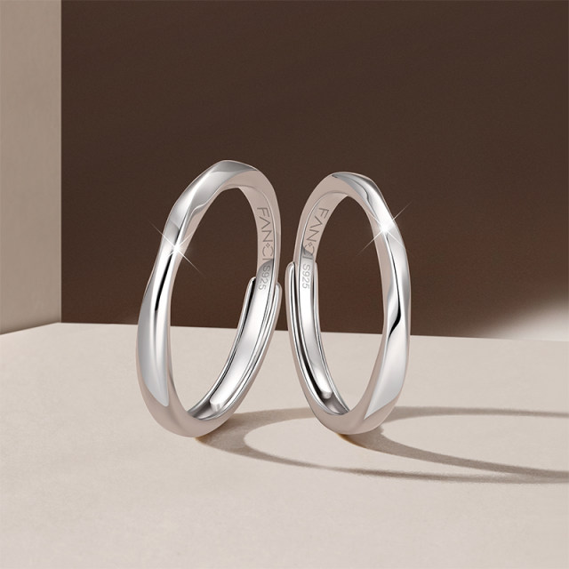 Fanci Fanqi couple ring silver ring fashion