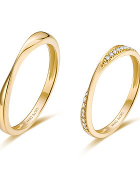 fanci范琦珠宝莫比乌斯14k金情侣