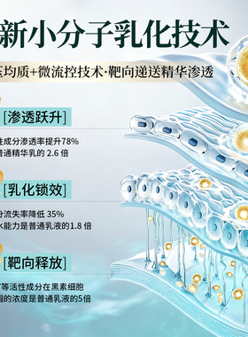 宫丽美白祛斑精华霜保湿淡化暗沉
