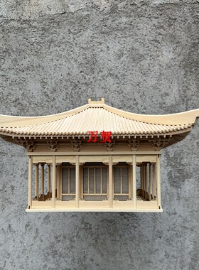 中式木雕古建筑软装前台壁挂装饰