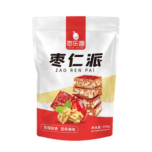 【枣乐趣】枣仁派红枣夹核桃仁215g