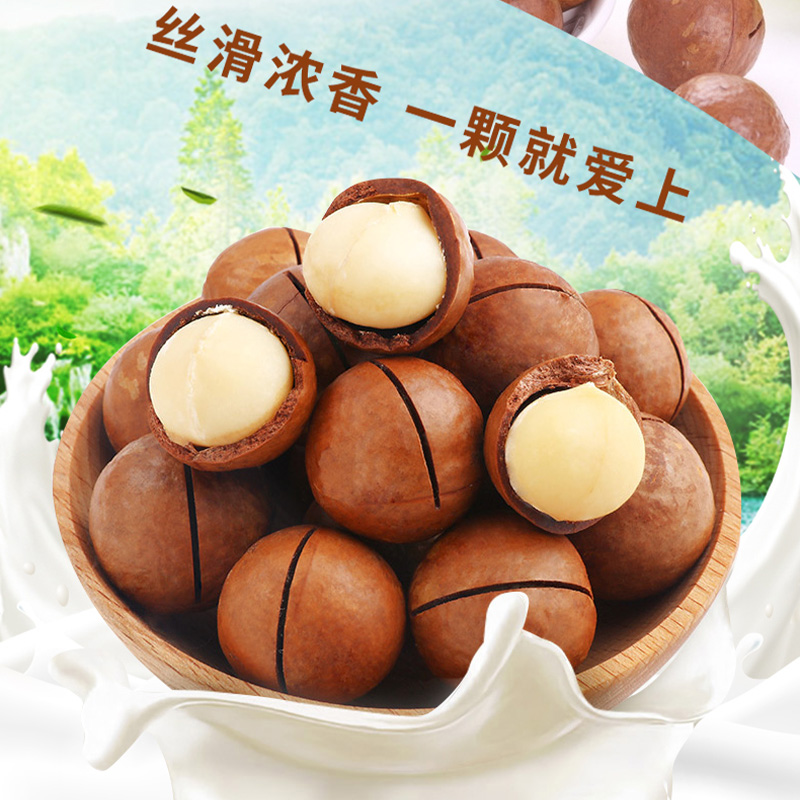 枣乐趣新货夏威夷果奶香坚果带壳大颗粒坚果孕妇儿童休闲食品