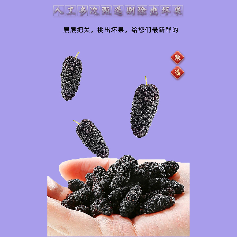 枣乐趣桑葚干礼盒新货黑桑葚果干礼品泡水送礼零食团购批发