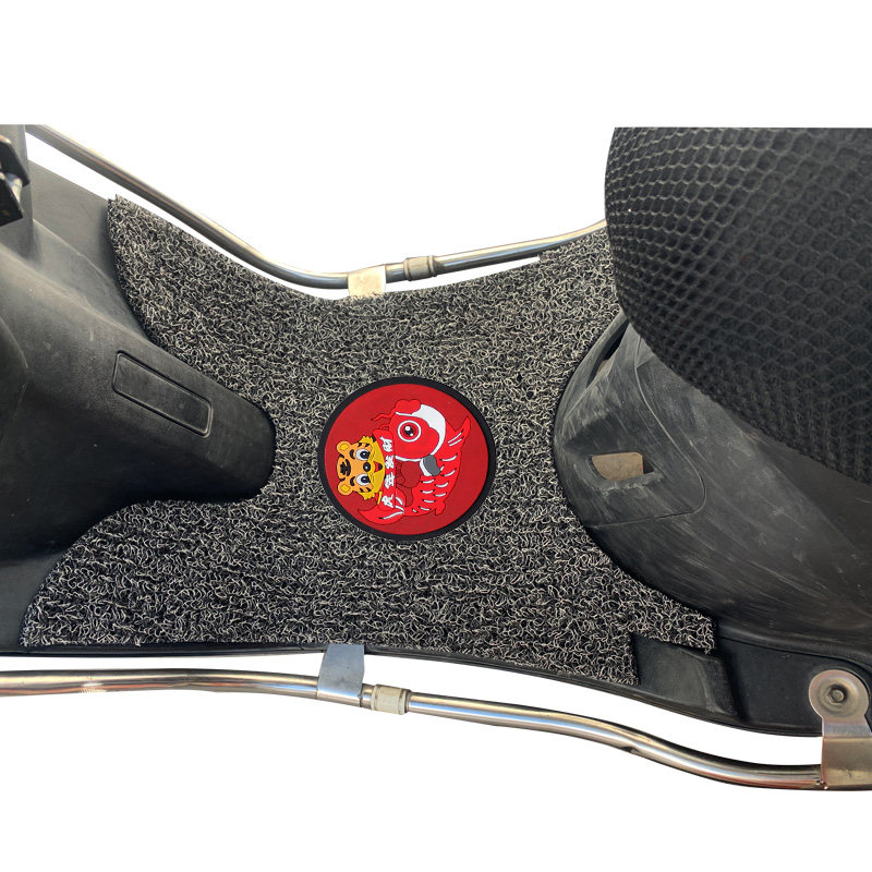 适用于雅马哈巧格100二代摩托车2代踏板垫防水丝圈脚垫ZY100T-6/9 - 图0