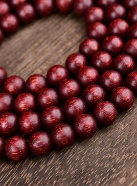 天然披毛犀多圈手串文玩把件 女款时尚饰品手链 男款文玩把件养生