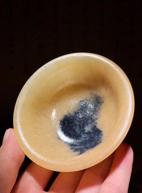 天然披毛xi酒杯古玩收藏老物件摆件养生文玩古玩把件文玩摆件收藏