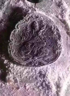 保真高端牛角清晰可见养生饰品