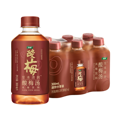 怡宝菊花茶/柠檬茶/酸梅汤枇杷·炖梨水果饮料300ml*6瓶膜包