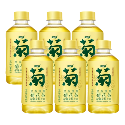 【TK】怡宝至本清润菊花茶/枇杷炖梨300ml*6瓶膜包饮料饮品 - 图2