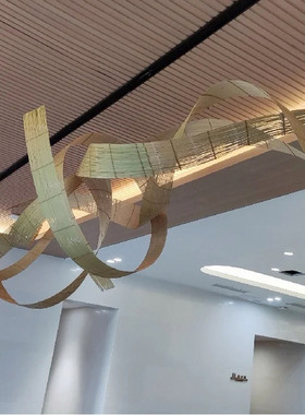 空间悬挂花艺架构设计婚礼布置