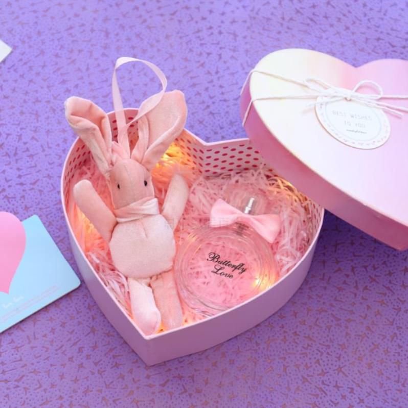 爱心礼品盒水晶心形套二礼盒鲜花水果开窗抱抱桶玫瑰香烟包装空盒,淘宝优惠券,粉丝福利购,淘宝优惠卷