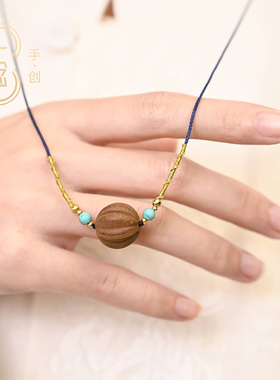 鹅梨帐中香项链国风吊坠特色礼物