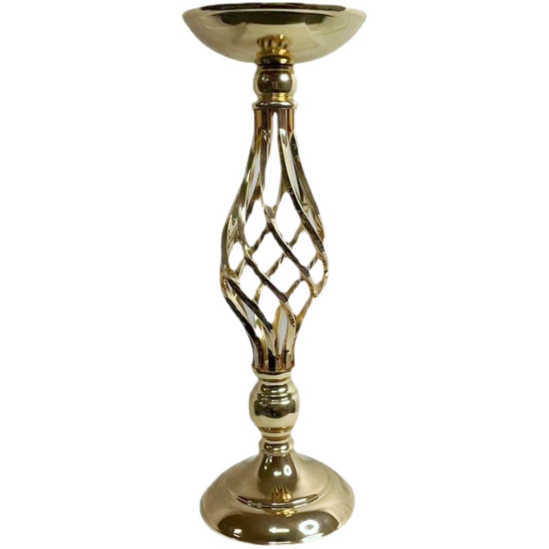 新婚庆道具欧式铁艺花器婚礼主桌装饰插花器电镀金色桌花摆件花瓶,淘宝优惠券,粉丝福利购,淘宝优惠卷