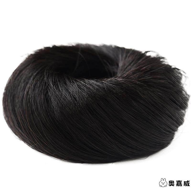 假发发圈丸子头仿真发丝自然蓬松橡皮筋女头花短发发量少头绳抓夹,淘宝优惠券,粉丝福利购,淘宝优惠卷