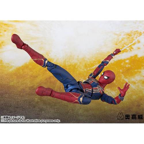 SHF 钢铁蜘蛛侠 复仇者联盟3无限战争可动手办模型摆件男孩玩具 - 图1