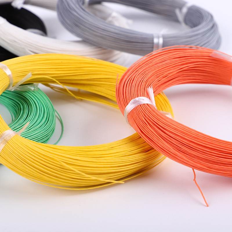 航空导线AFR250四氟膜绕镀银高温线32awg24/18AWG0.1/0.2/0.5平方 - 图0