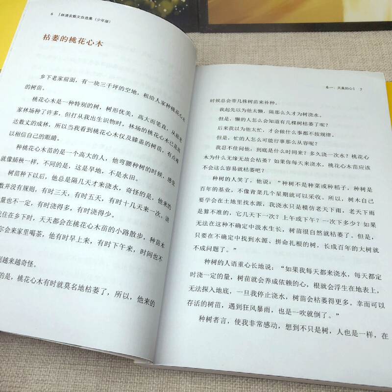 林清玄散文自选集少年版林清玄散文集儿童读物9-10-11-15岁中小学生课外阅读文学小说散文现代名家 文现代名家 - 图3