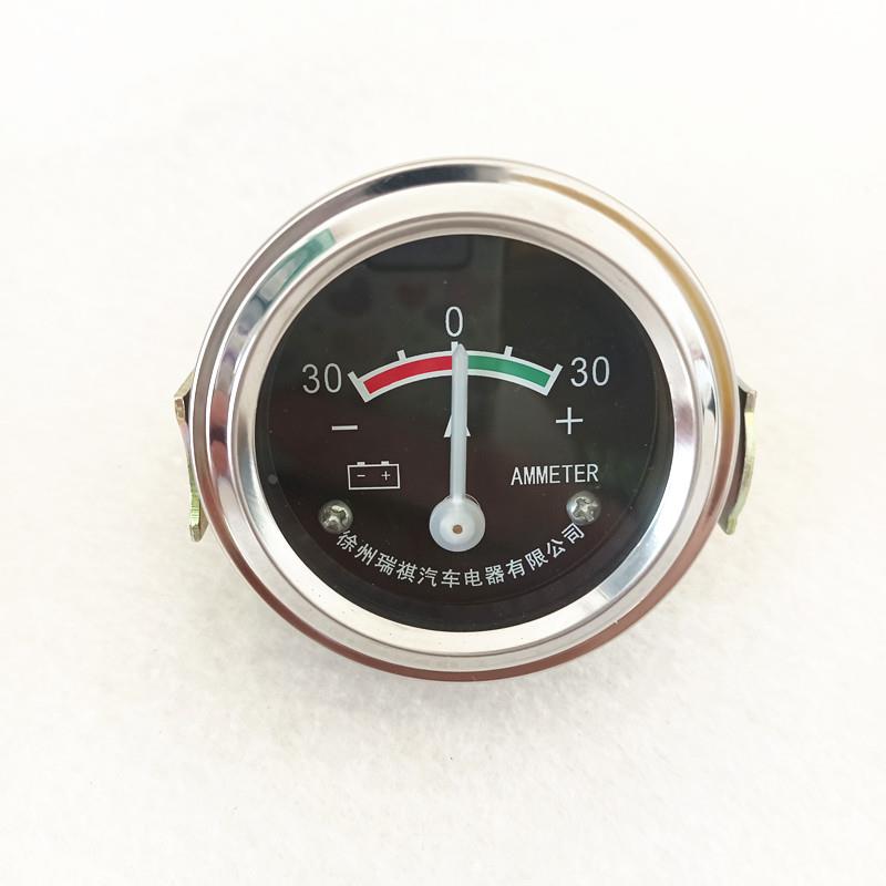 12v24v带灯小电流表汽车货车农用车电压表叉车30A电压直流表包邮 - 图3