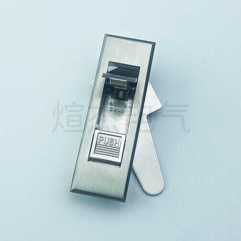 煊杰MS603不锈钢配电箱锁电锁芯弹跳式平面锁工业机柜门锁消防柜 - 图2