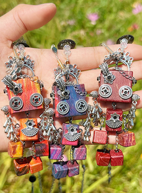 木小魔民族风项链朋克风