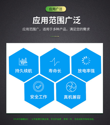 FLBYD适用华为HUAWEI无绳电话话机电池组ETS2222+ 5623 3125i F501 F516无线座机3.6V充电电池5号AA - 图2