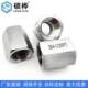 304 stainless steel inner wire through hexagonal American inner wire NPT1/2 pressure gauge cable double inner wire joint